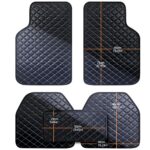 Automotive Floor Mats Universal Blue Diamond‑Stitch Automotive Floor Liners