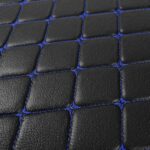 Automotive Floor Mats Universal Blue Diamond‑Stitch Automotive Floor Liners