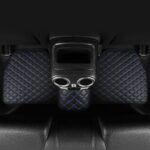 Automotive Floor Mats Universal Blue Diamond‑Stitch Automotive Floor Liners