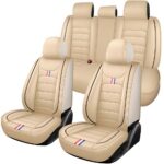 Full Leather Chair Cover Full-grain leather, all beige