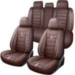 Full Leather Chair Cover Full-grain leather, coffee color