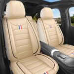 Full Leather Chair Cover Full-grain leather, all beige