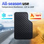 Automotive Floor Mats Universal Blue Diamond‑Stitch Automotive Floor Liners