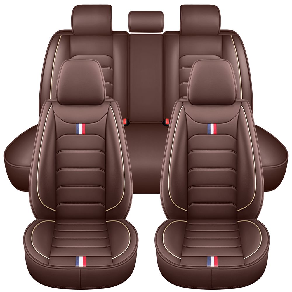 Full Leather Chair Cover Full-grain leather, coffee color