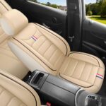 Full Leather Chair Cover Full-grain leather, all beige