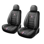 Full Leather Chair Cover Full-grain leather, black and white